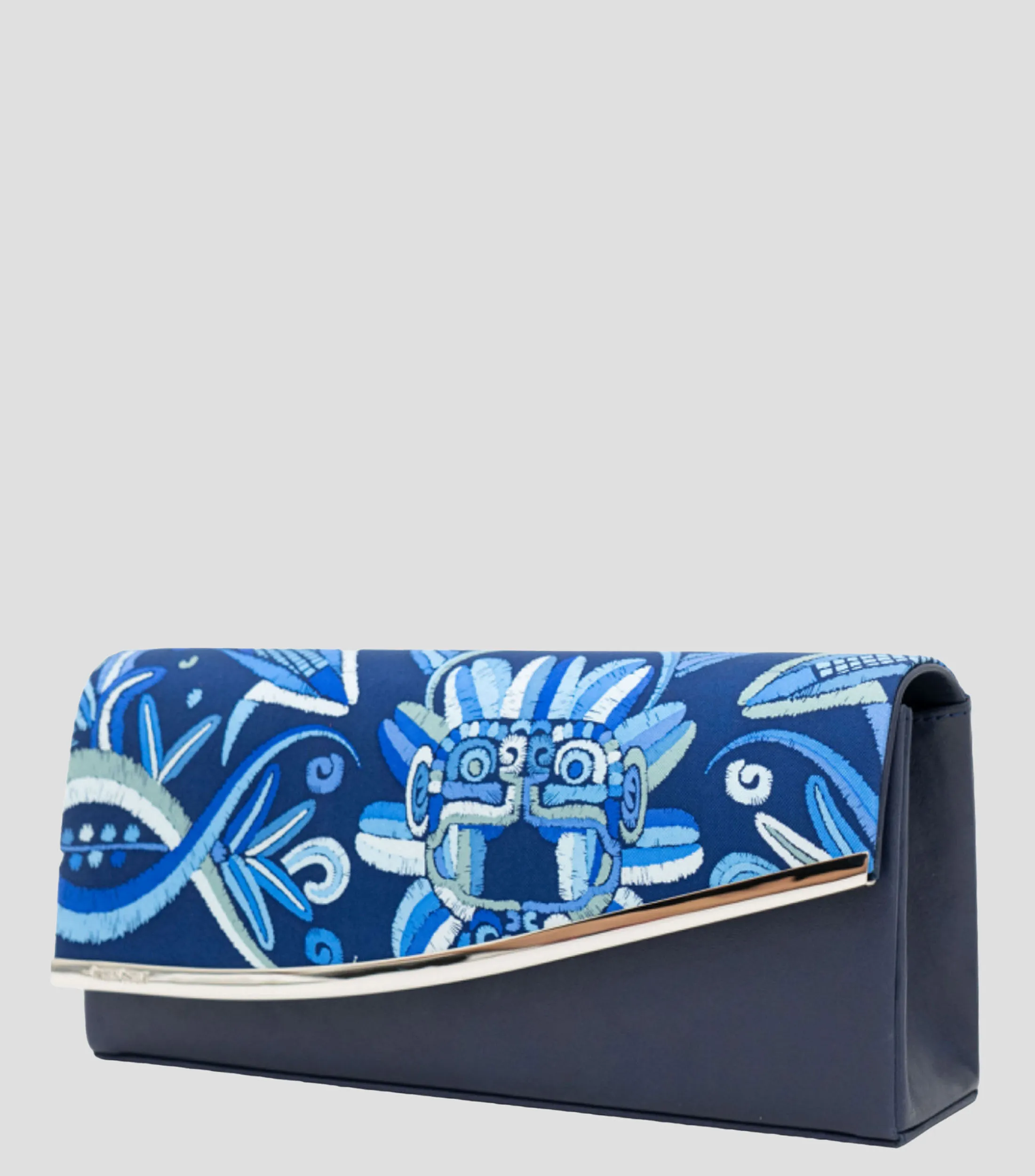 Pineda Covalin Bolso Clutch Akbal Quetzalcóatl Mujer