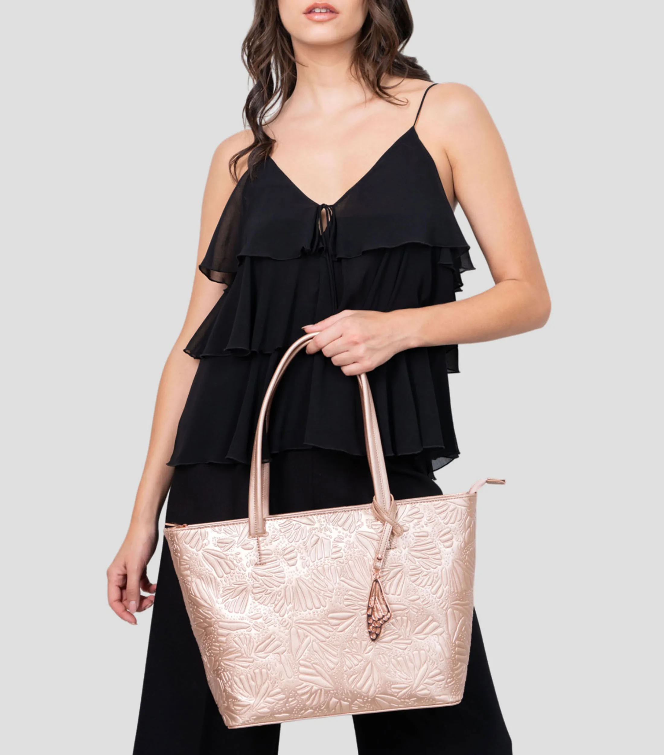 Pineda Covalin Bolso Tote grabado Mujer