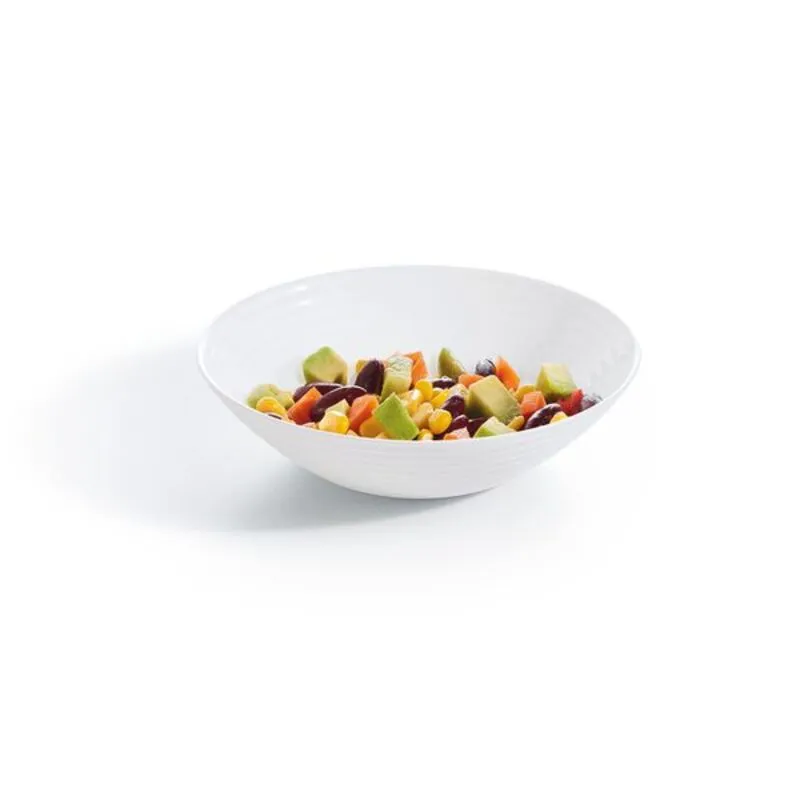 Plato para sopa de vidrio opal 20cm Harena