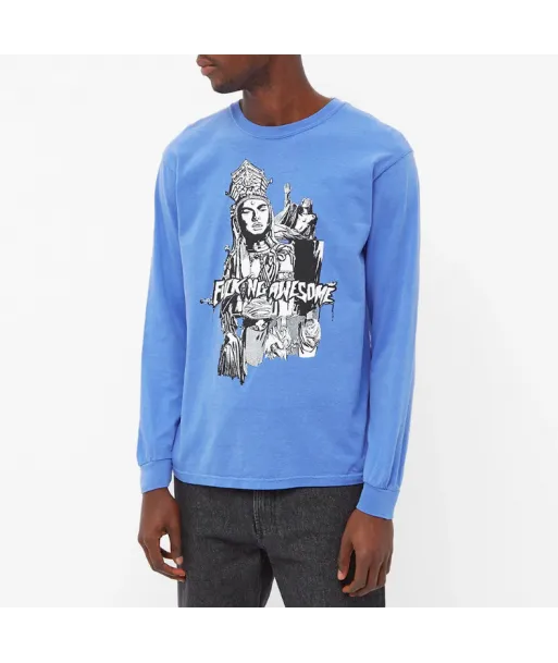 Polera Fucking Awesome Manga Larga Movie Poster Celeste
