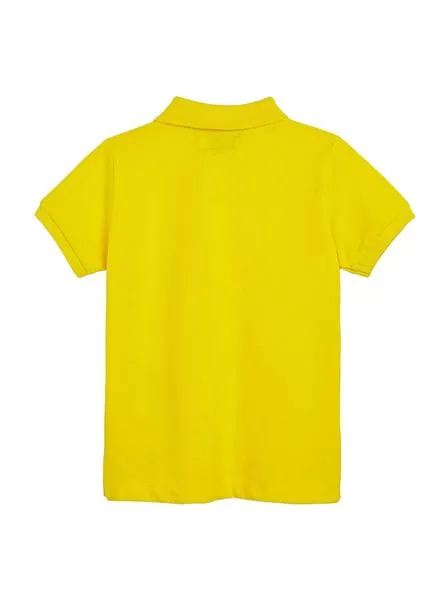 polo mayoral basico amarillo para niño
