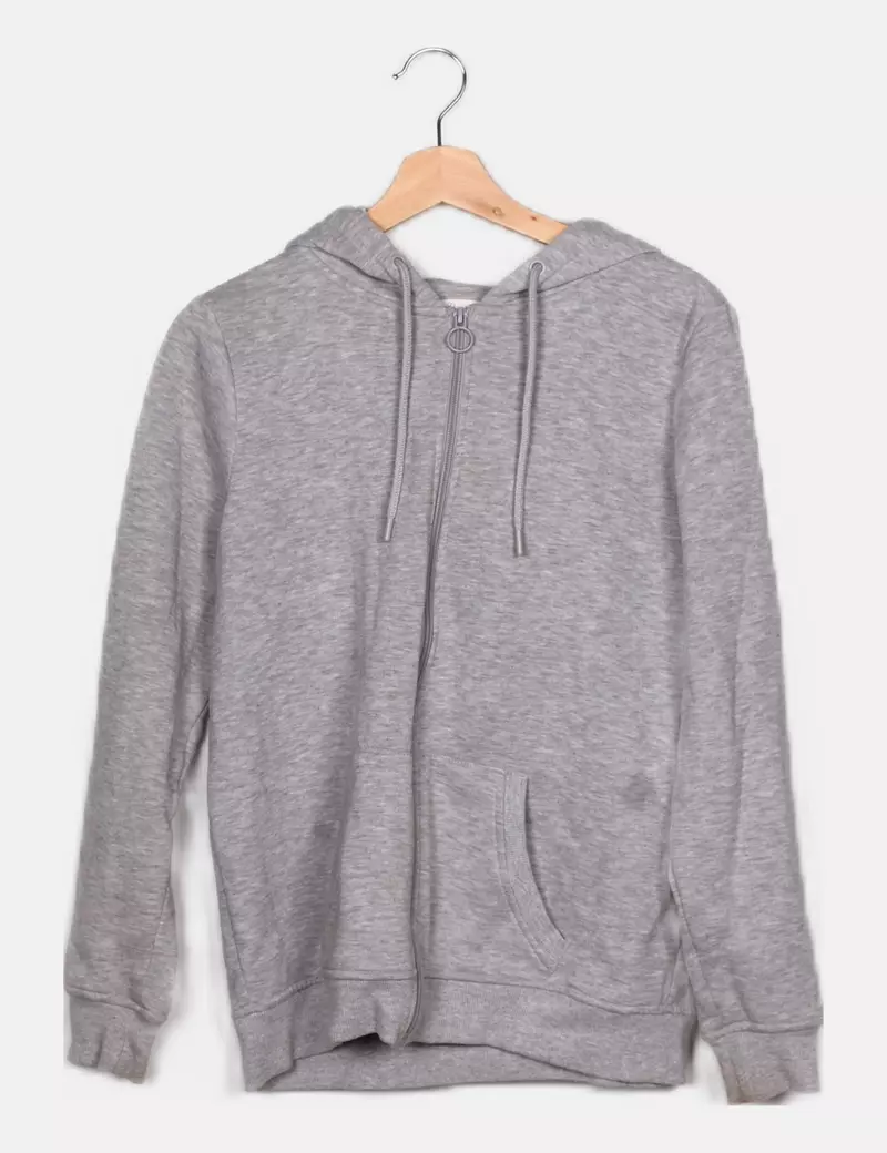 Primark Sudadera con capucha gris