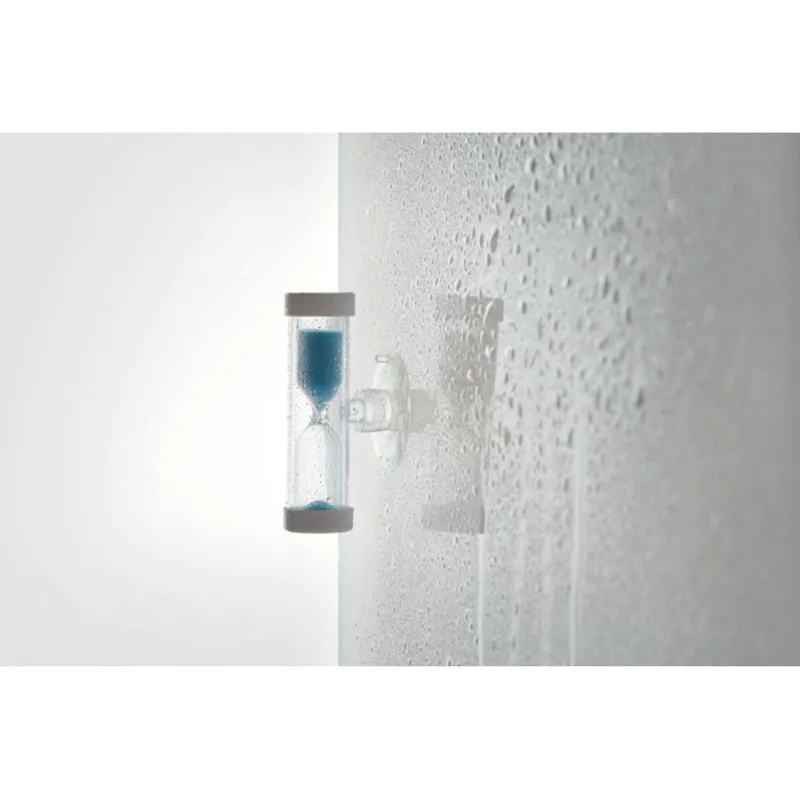 Reloj de arena promocional con ventosa Quickshower