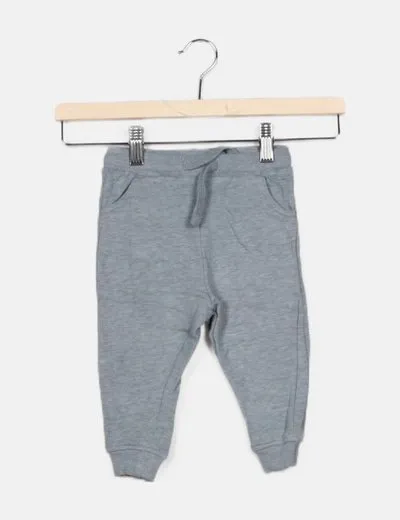 RR Pantalón gris con goma