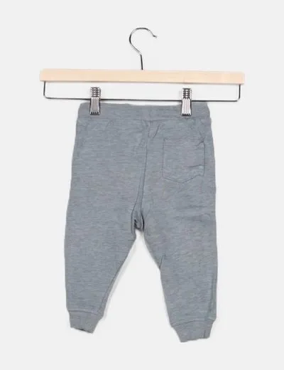 RR Pantalón gris con goma