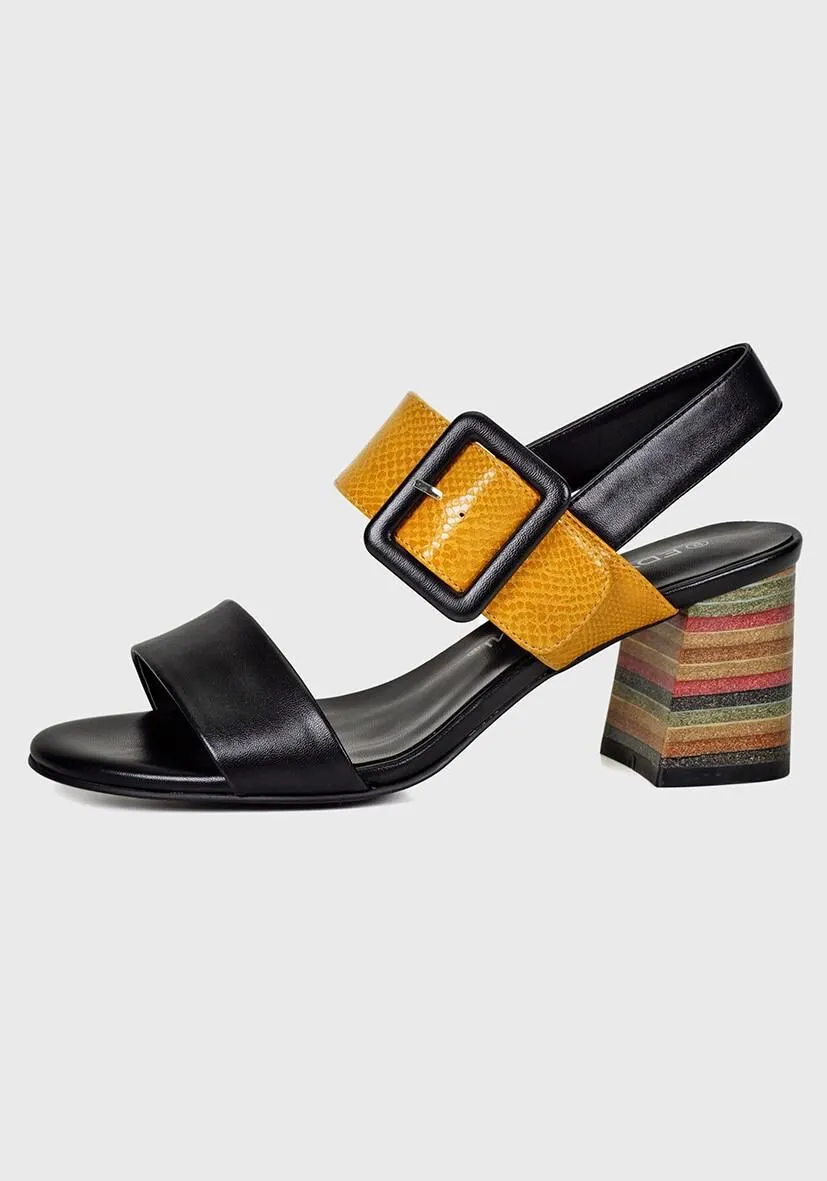 Sandalia Sharif Amarillo Textura
