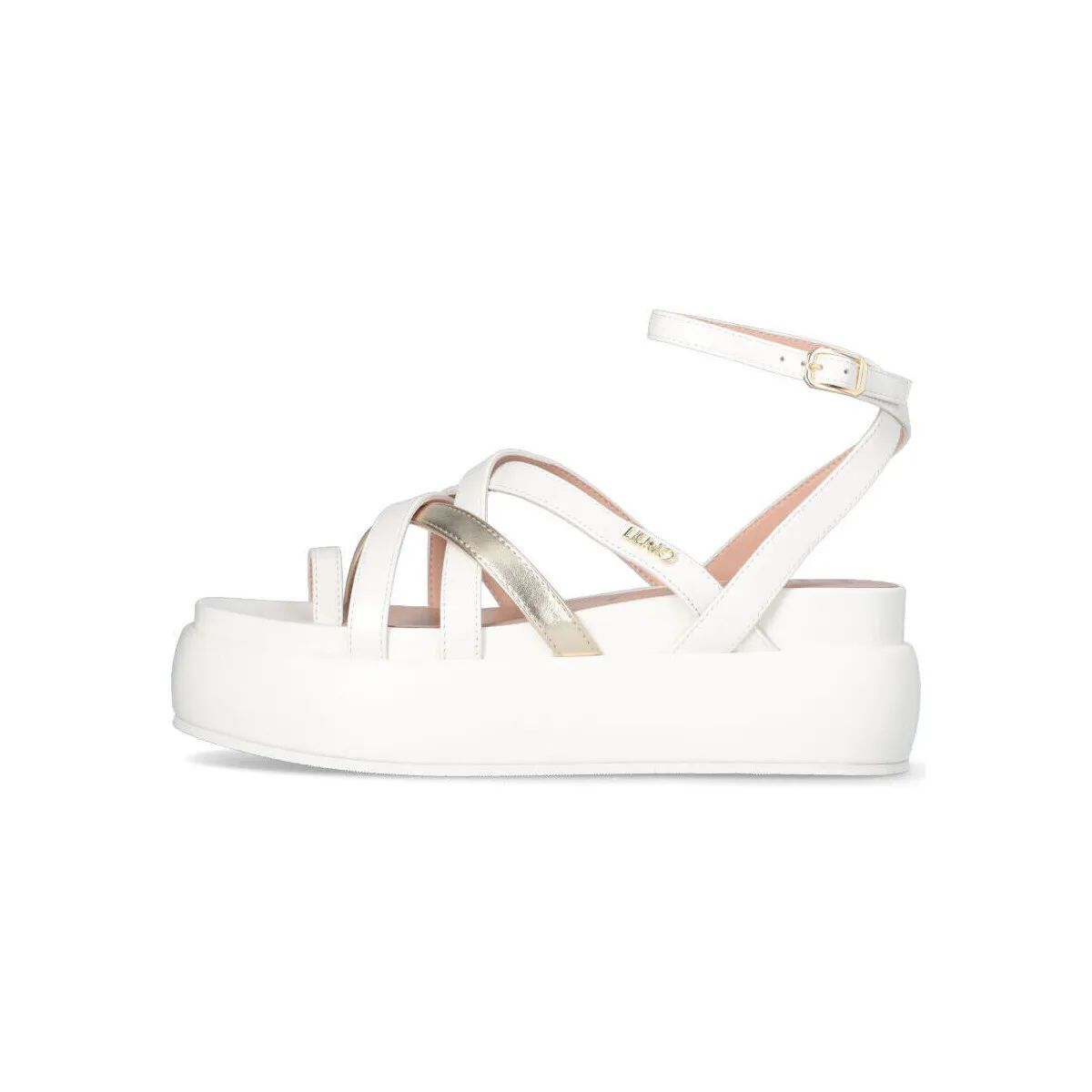 Sandalias de piel con plataforma
