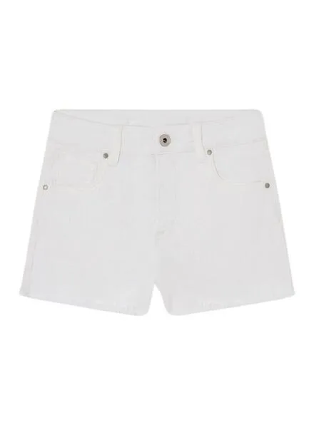 SHORT PEPE JEANS ALINE RELAXED BLANCO PARA NIñA