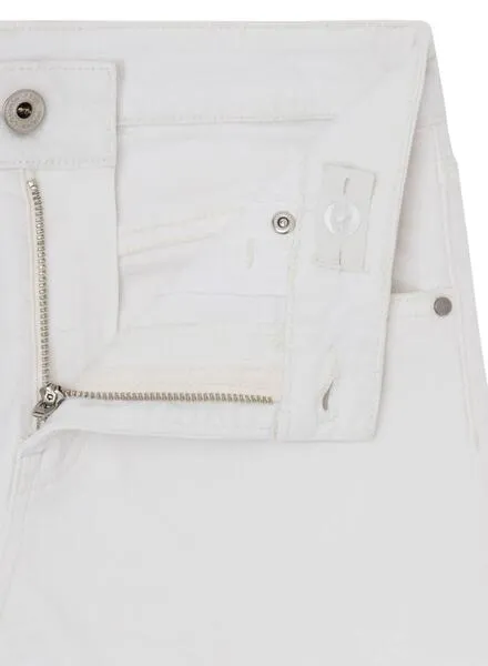 SHORT PEPE JEANS ALINE RELAXED BLANCO PARA NIñA