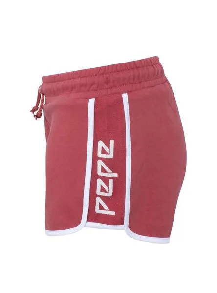 short pepe jeans elle rojo para niña