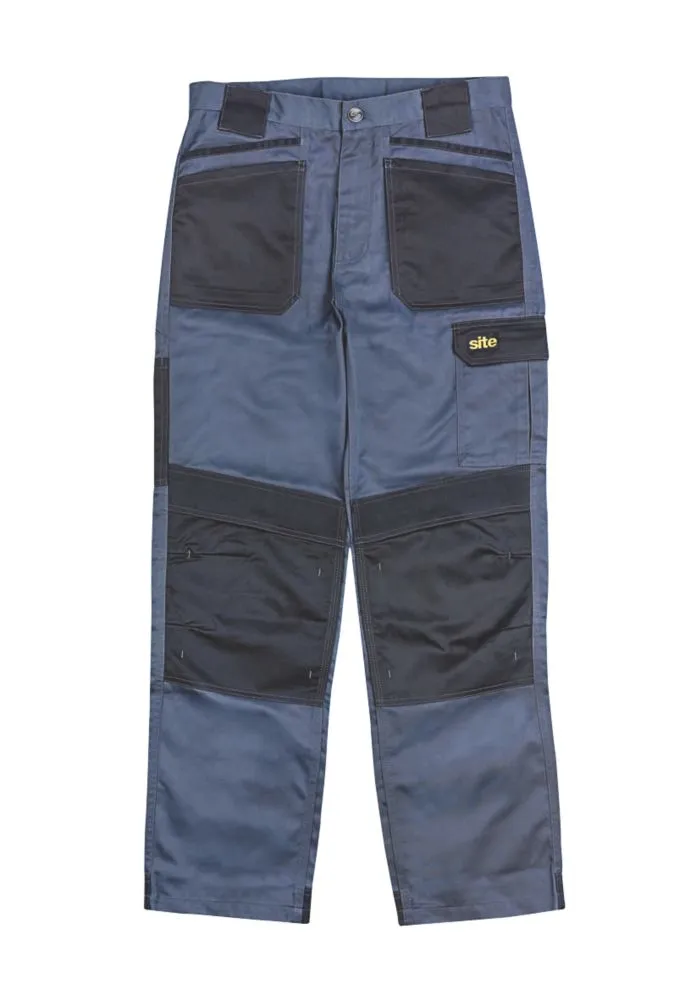 Site Harrier, pantalón de trabajo, gris/negro (cintura 34