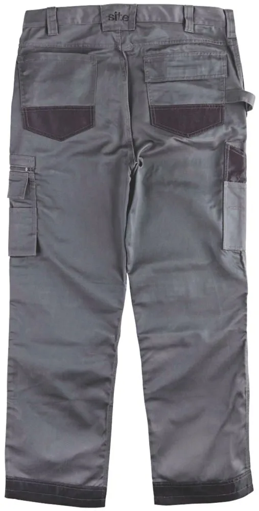 Site Jackal, pantalón de trabajo, gris/negro (cintura 30