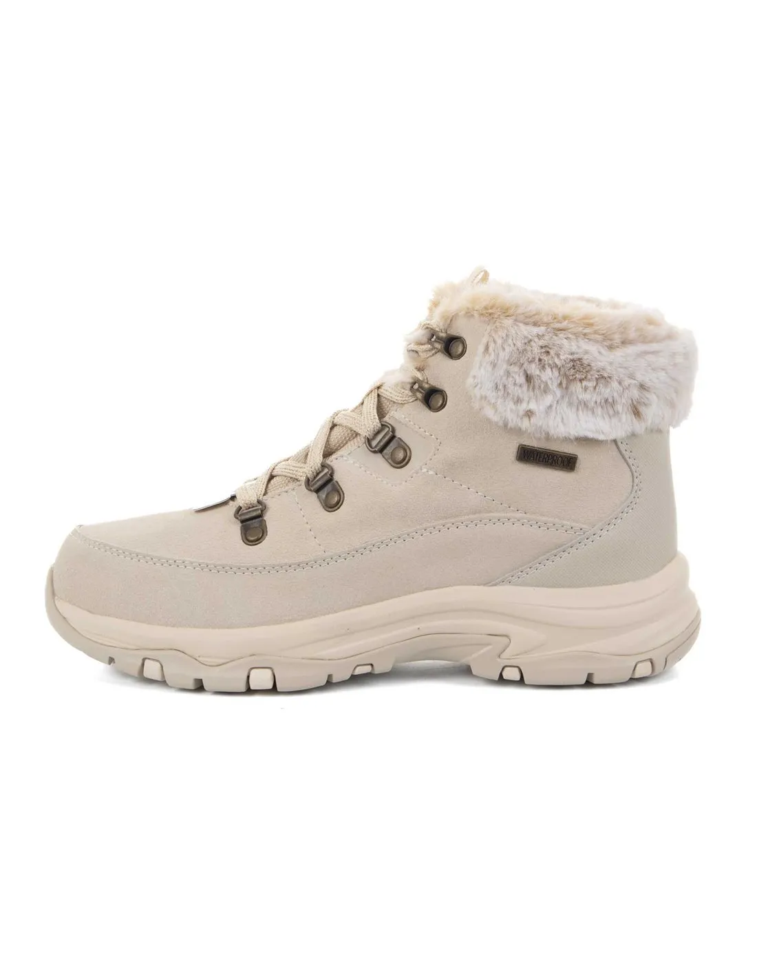 SKECHERS  BOTAS NATURAL TREGO SNOW WORRIES 167882 MUJER