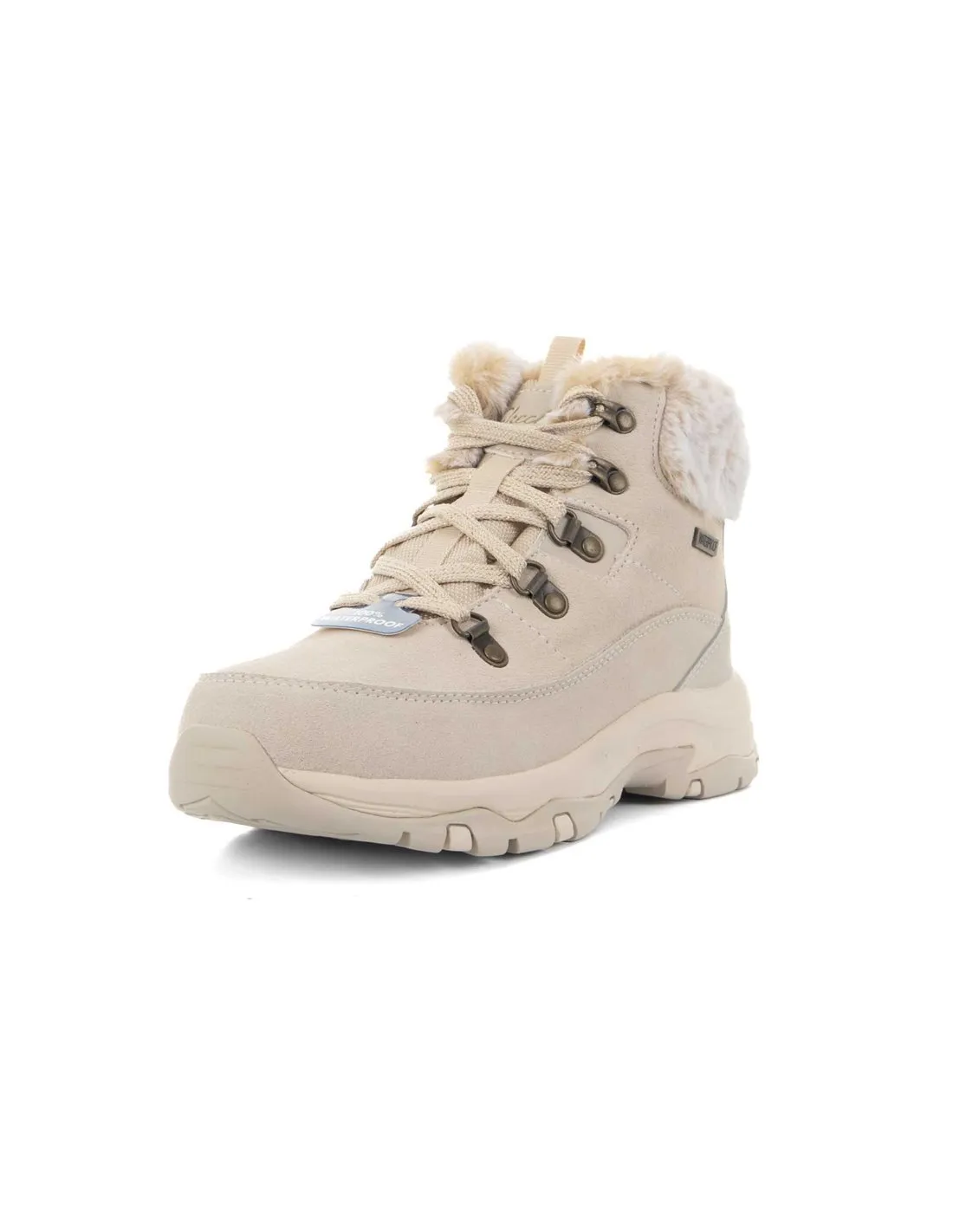 SKECHERS  BOTAS NATURAL TREGO SNOW WORRIES 167882 MUJER