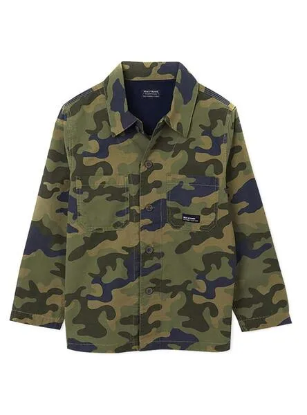 Sobrecamisa Mayoral Cuadrille Verde Para Niño