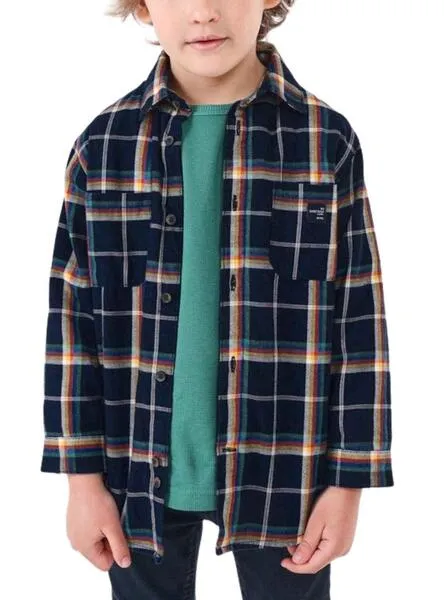 Sobrecamisa Mayoral Cuadro Marino para Niño