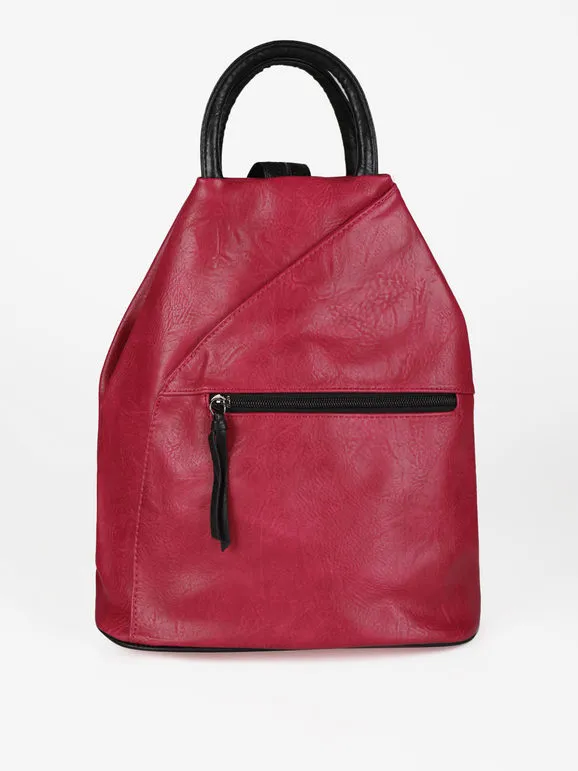 Solada Mochila de mujer de color liso.