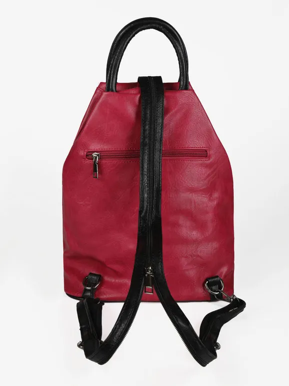 Solada Mochila de mujer de color liso.