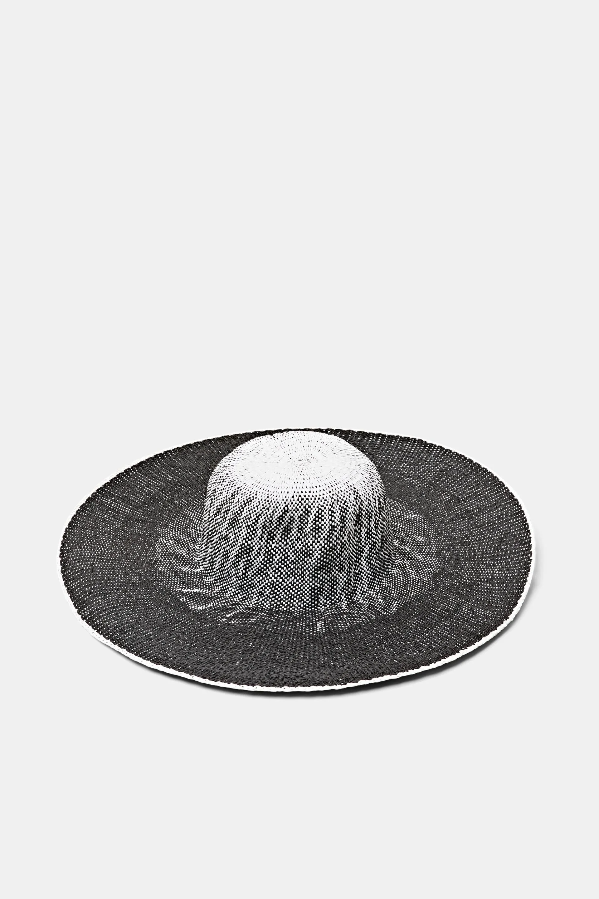 Sombrero bicolor con efecto degradado