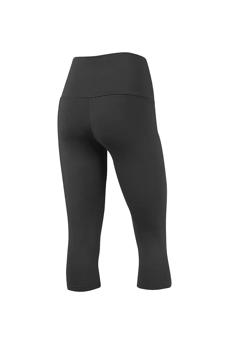 Sontress Leggings Pirata con cintura alta y lisa