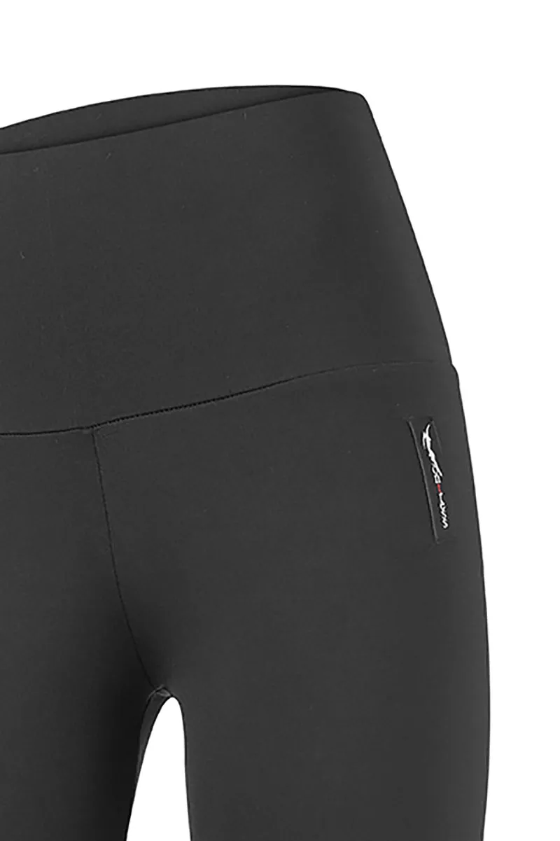 Sontress Leggings Pirata con cintura alta y lisa