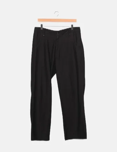 Springfield Pantalón negro textura
