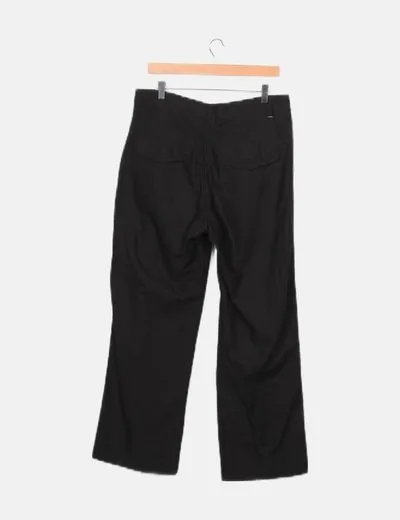 Springfield Pantalón negro textura