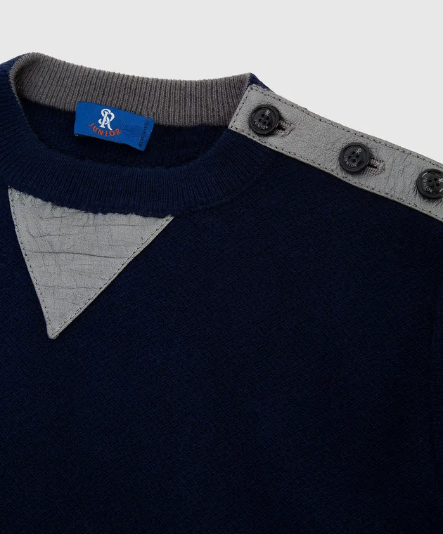Stefano Ricci Children's cashmere sweater with logo