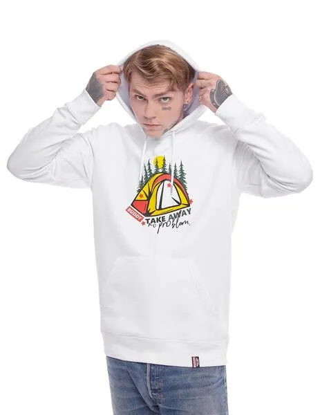 Sudadera Buddy Hut blanca para hombre