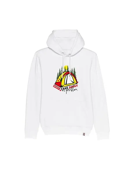 Sudadera Buddy Hut blanca para hombre