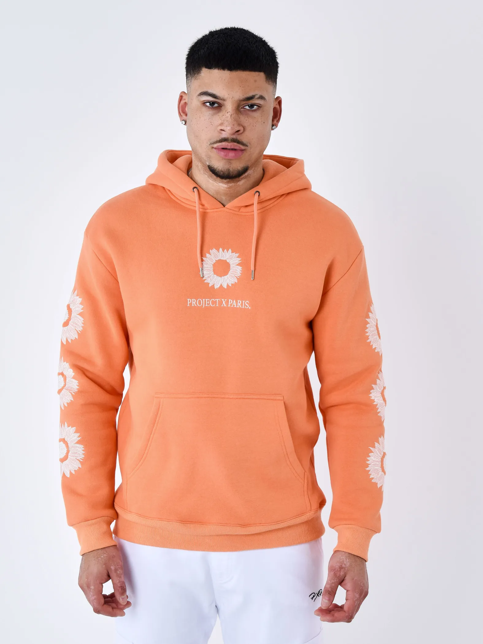Sudadera con capucha Girasol bordado