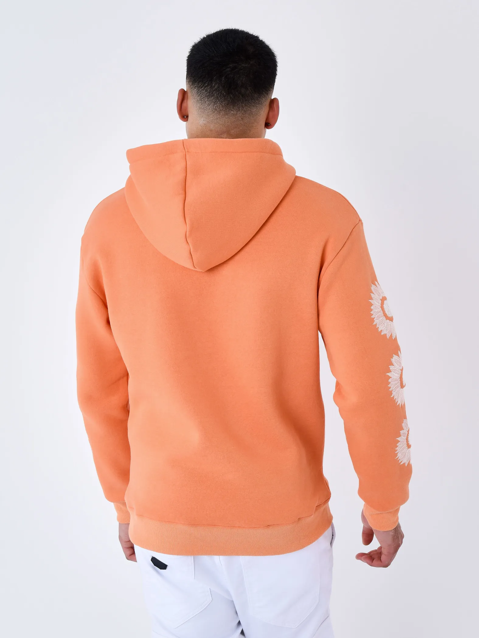 Sudadera con capucha Girasol bordado