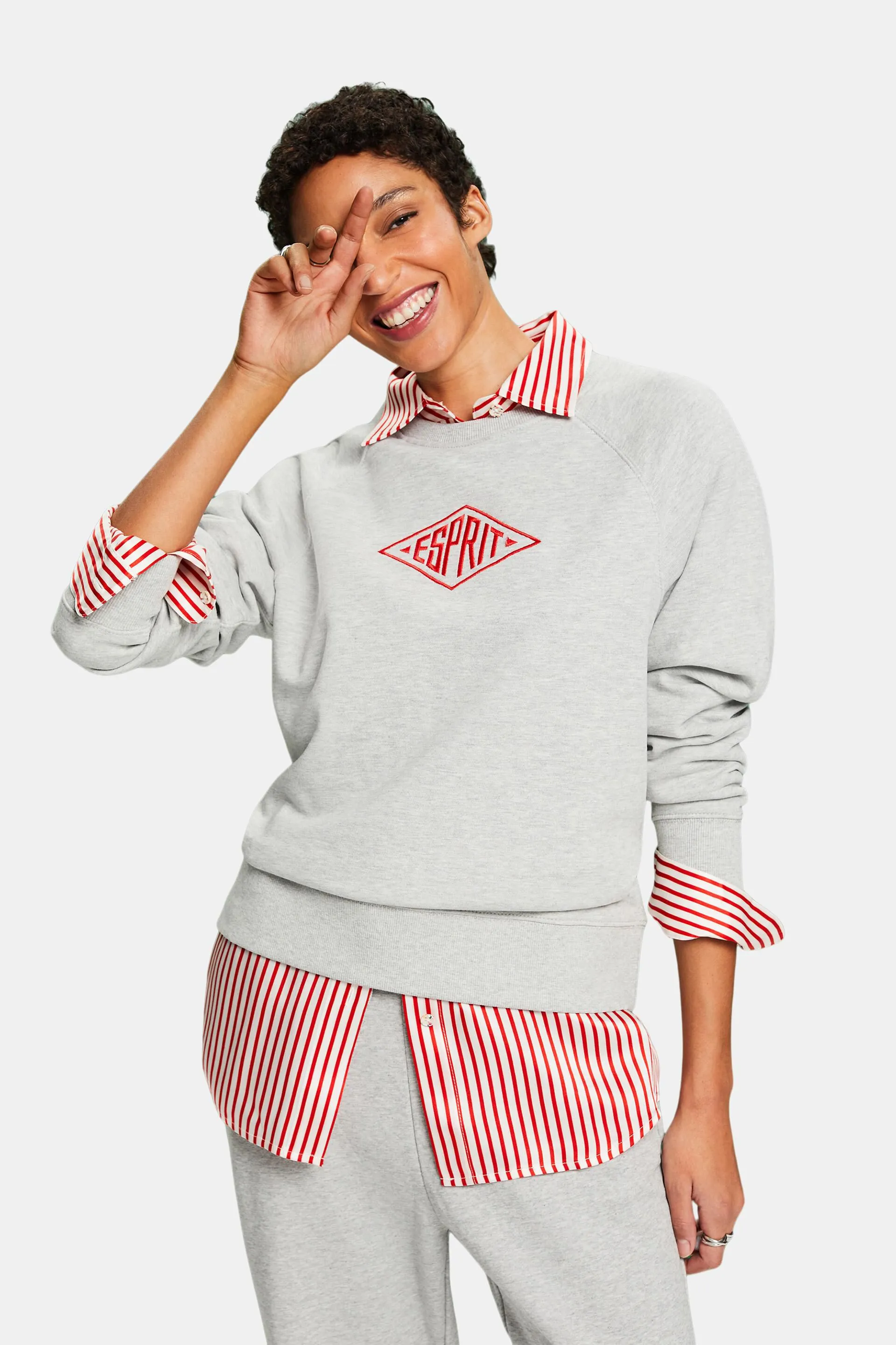 Sudadera con logotipo bordado