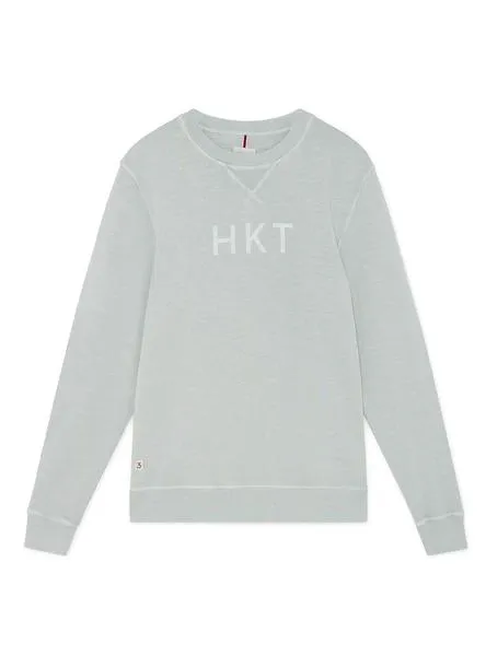 sudadera hackett basic verde para hombre