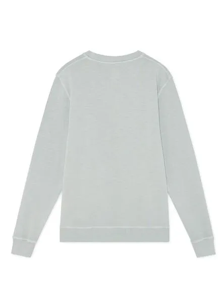 sudadera hackett basic verde para hombre