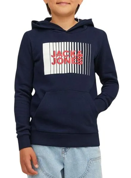 Sudadera Jack And Jones Corp Logo Marino Para Niño