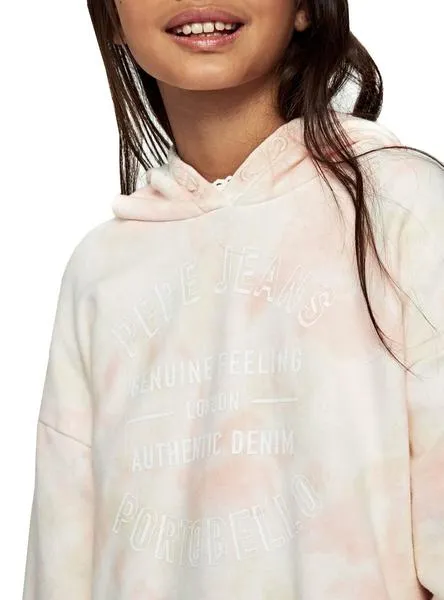 sudadera pepe jeans elite multicolor para niña