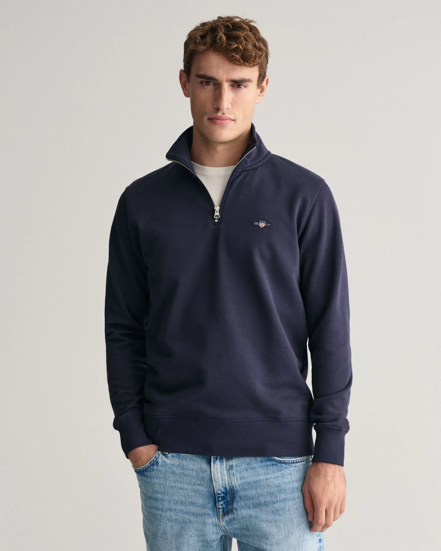 Sudadera Shield con media cremallera