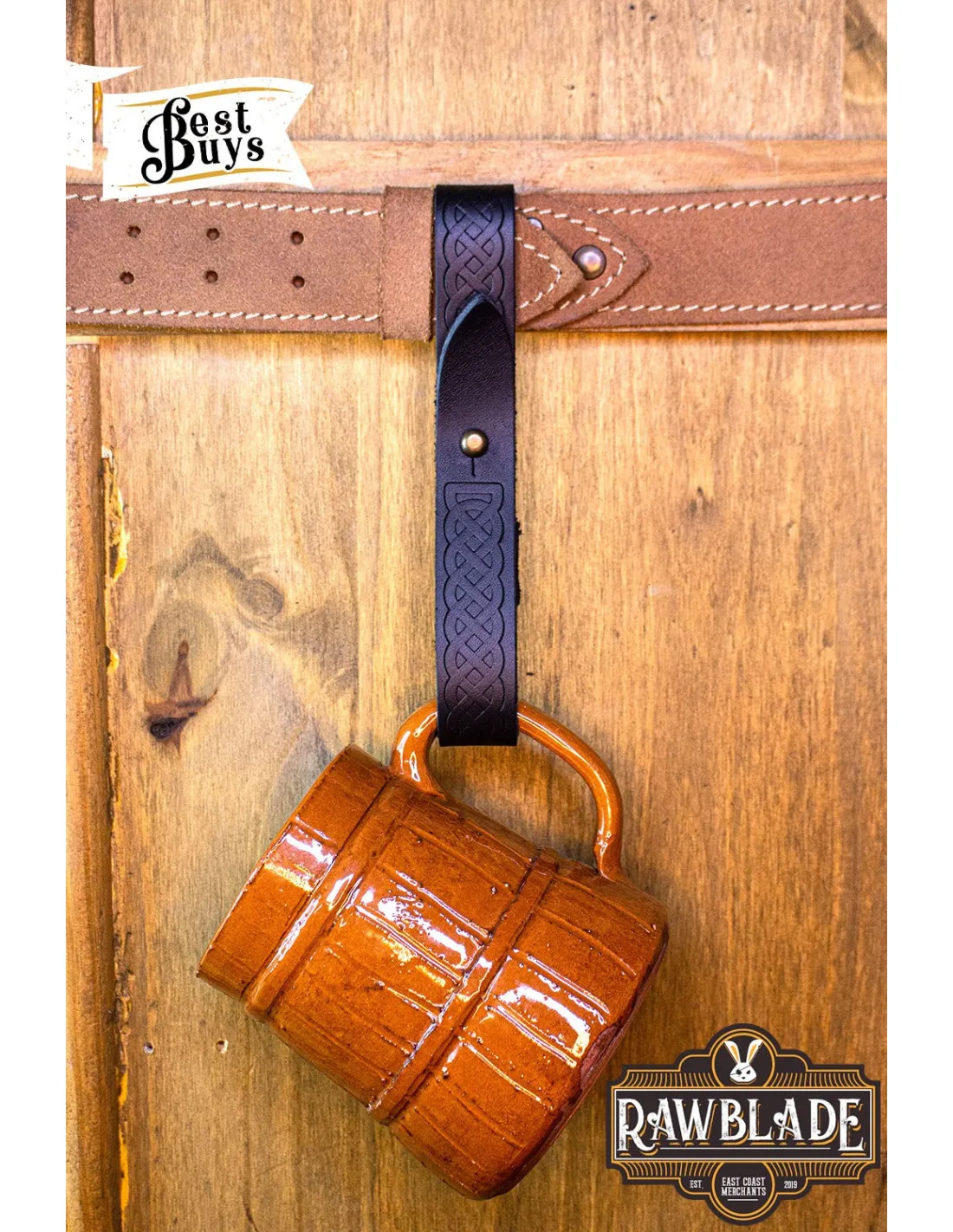TAHALí FIANNA DE CINTURóN PARA TAZAS  NEGRO