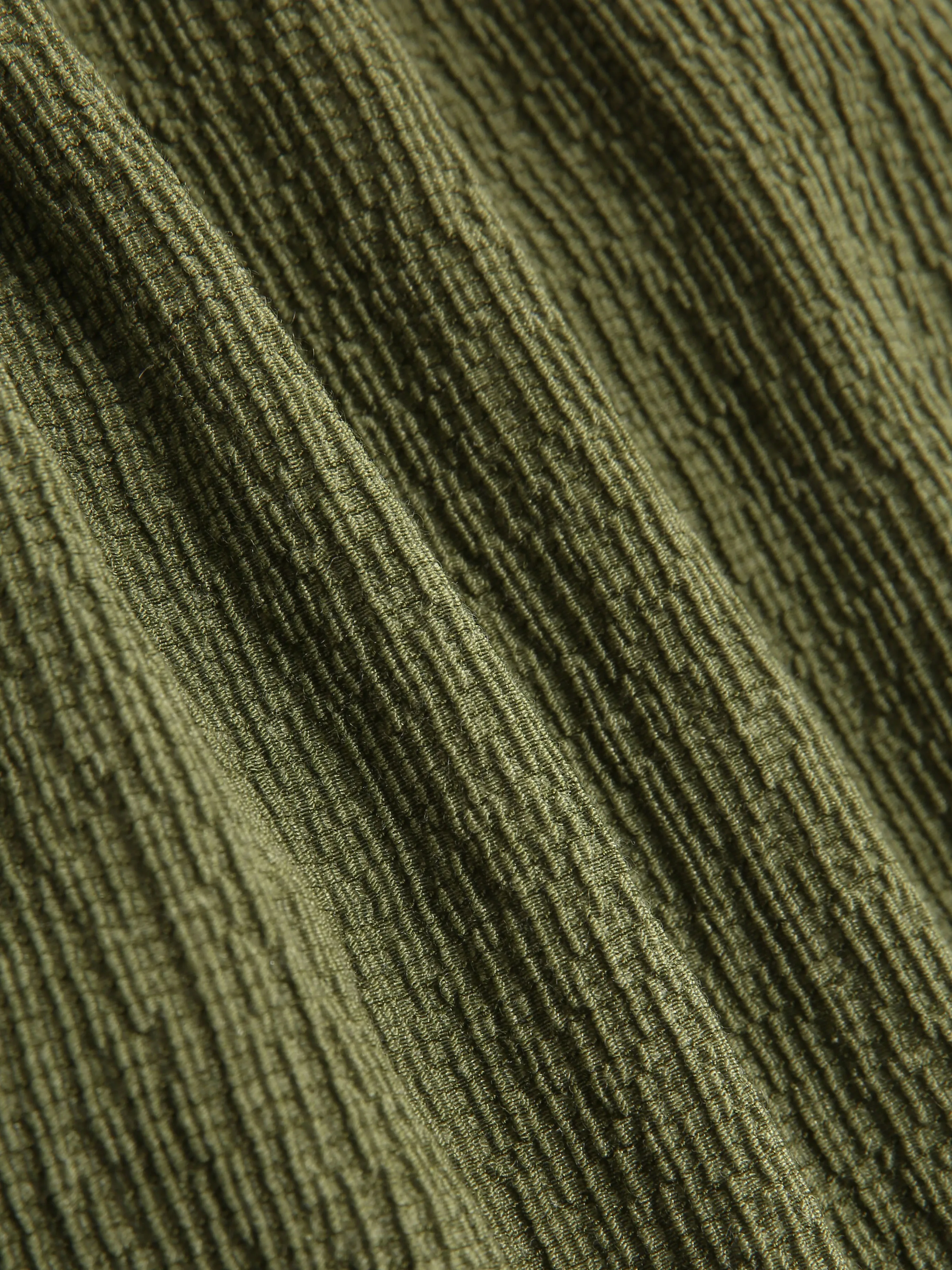  Top Corto de Textura Sólida con Cuello