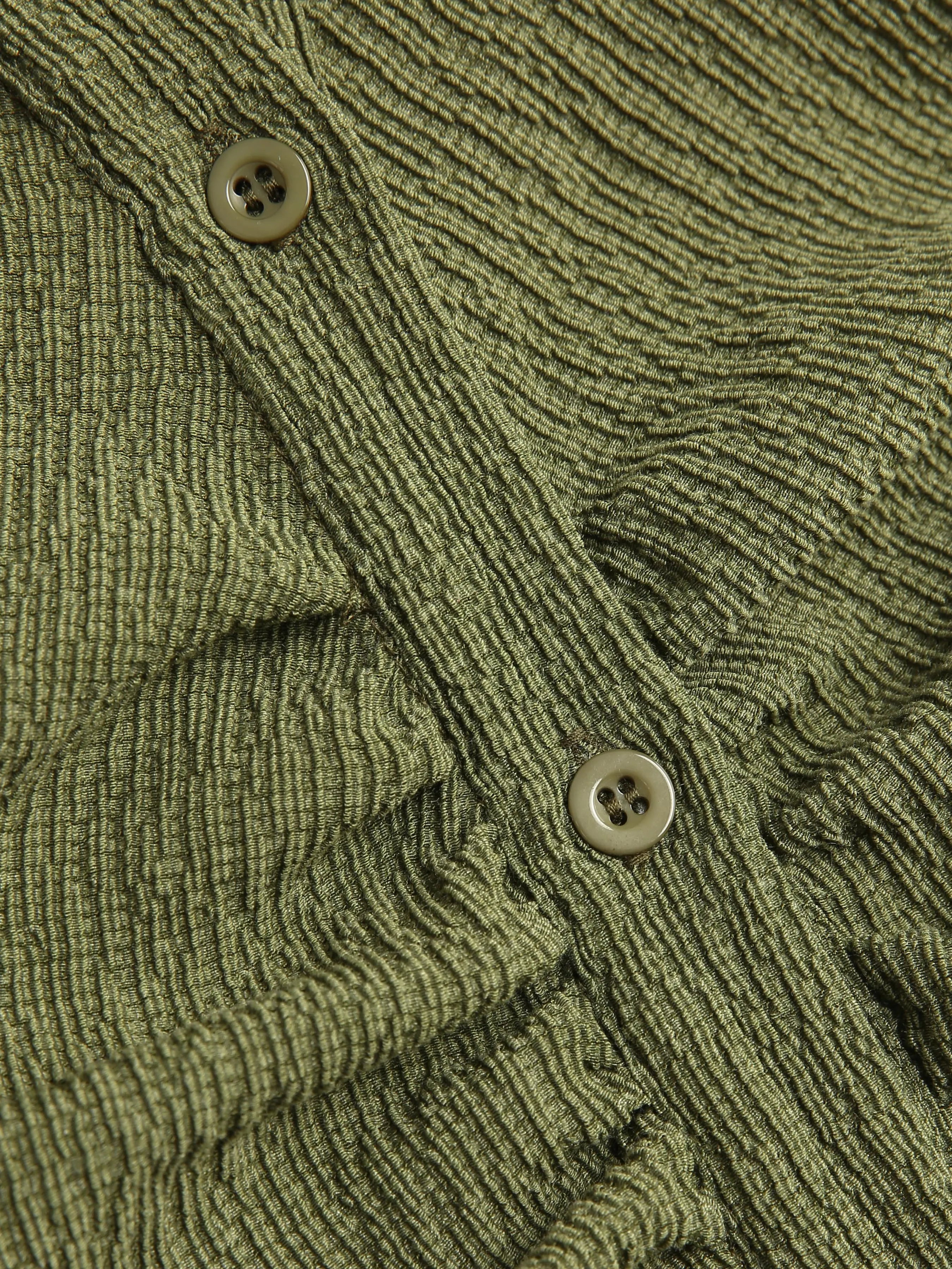  Top Corto de Textura Sólida con Cuello