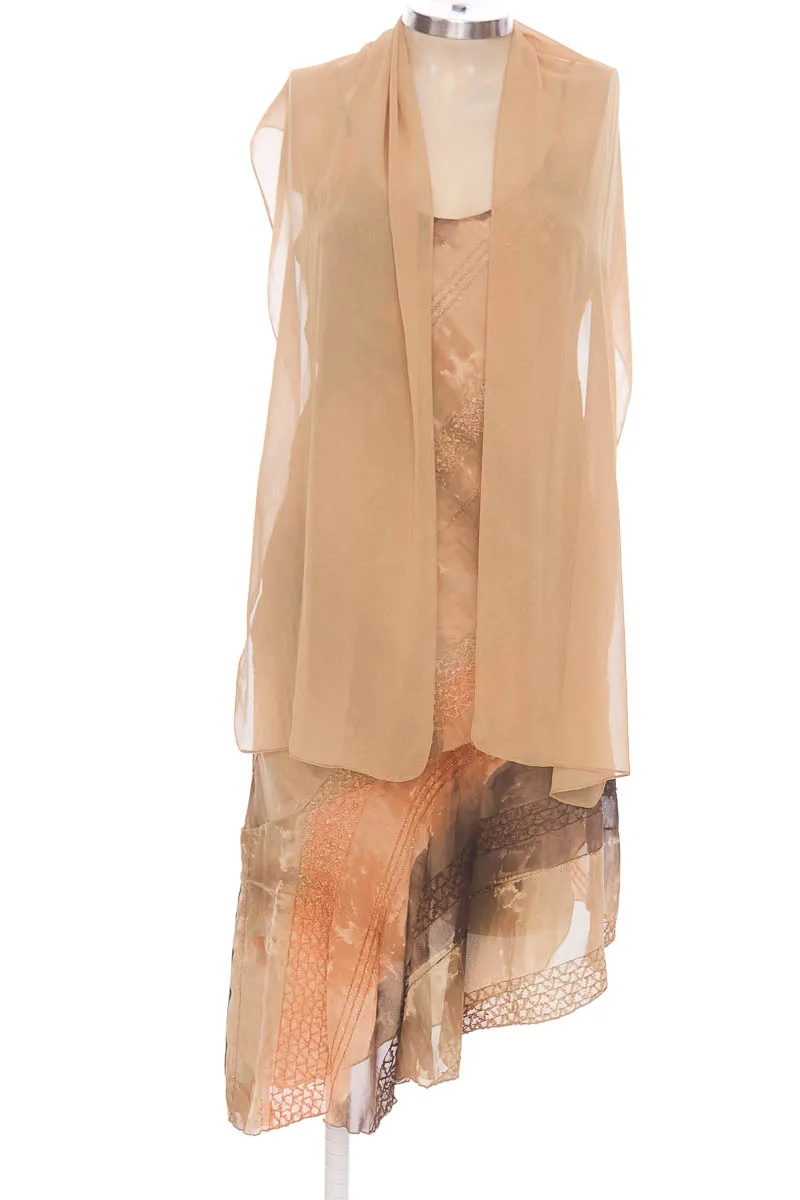 VESTIDO / ENTERIZO COLOR BEIGE  MARIA BONITA