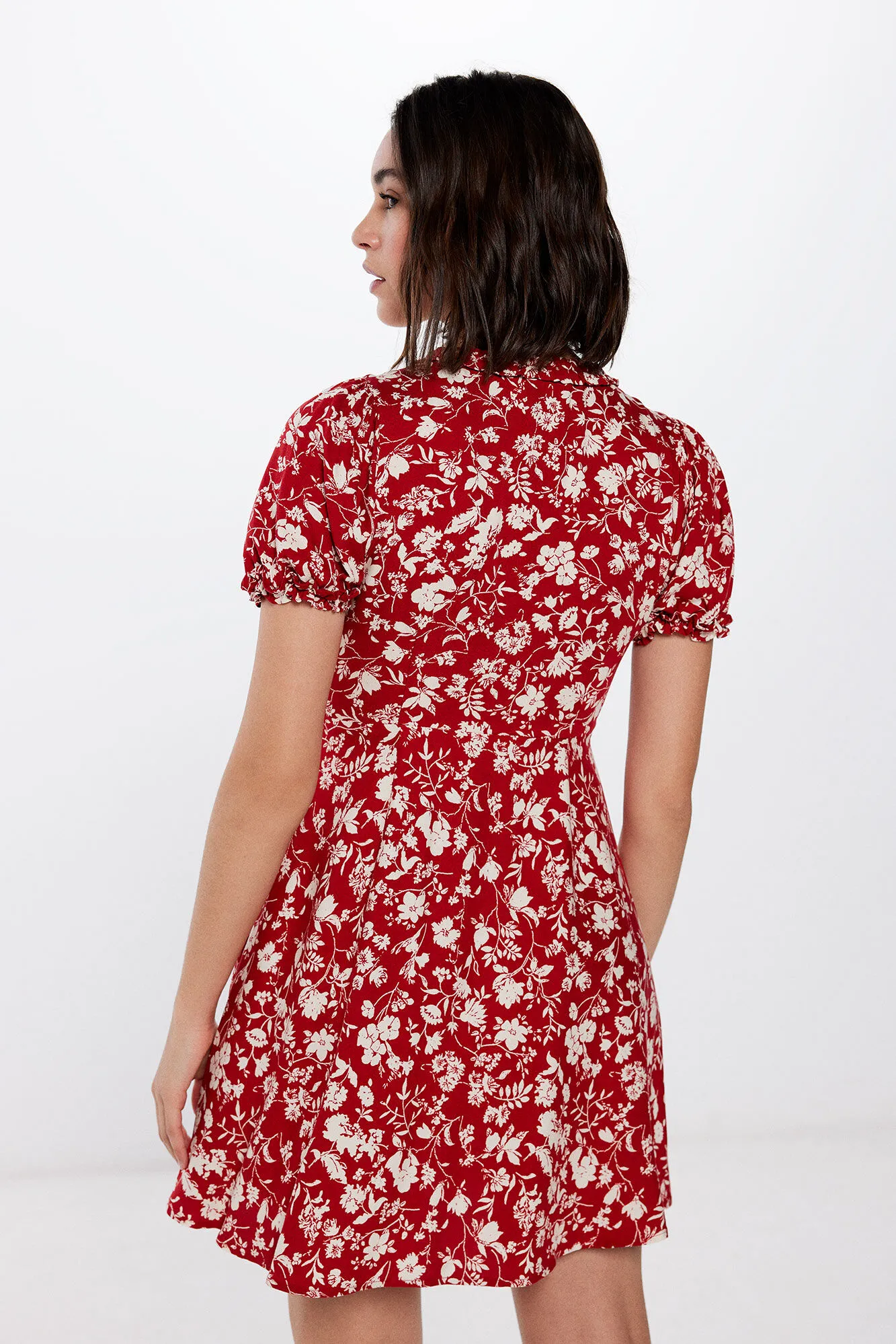 Vestido Corto Estampado