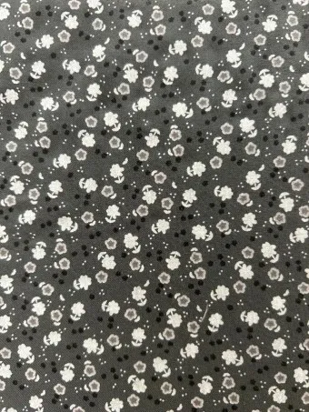 Vestido Floral Paneles DAMISSIE Gris