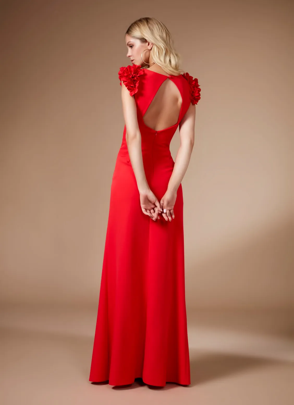 Vestido largo de fantasía