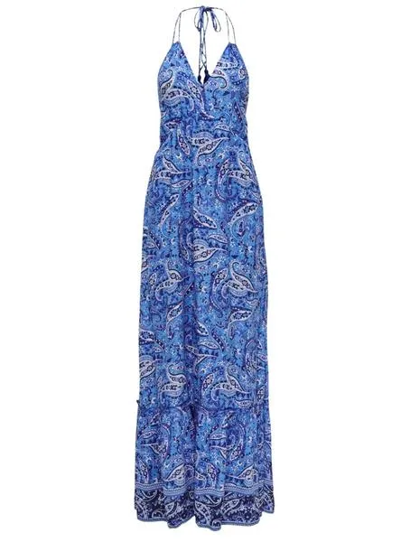Vestido Only Veneda Azul Para Mujer