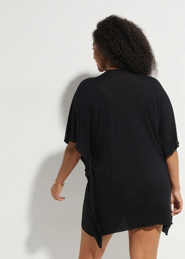 Vestido tipo túnica para la playa Negro