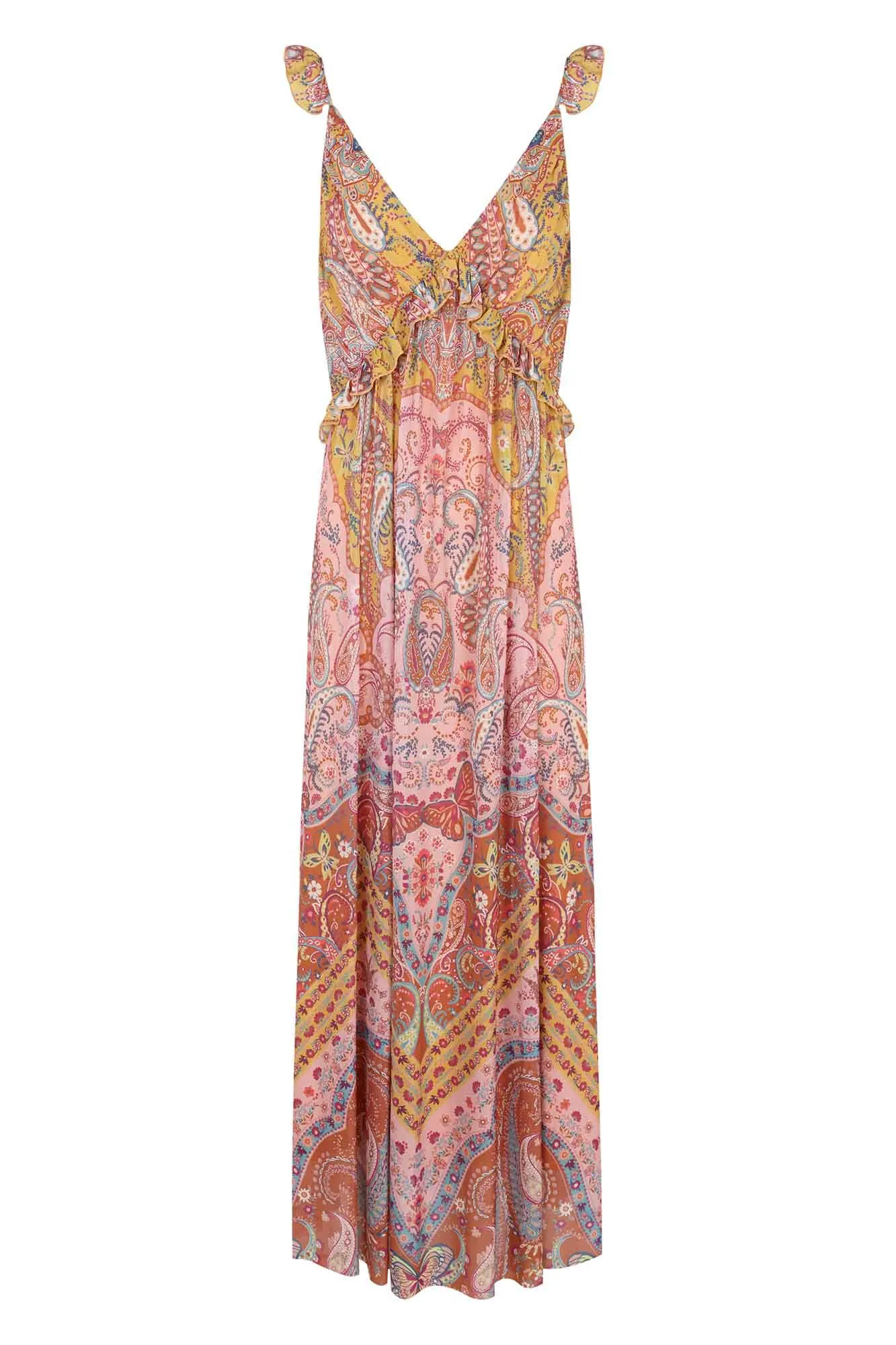 Vestido tirantes estampado