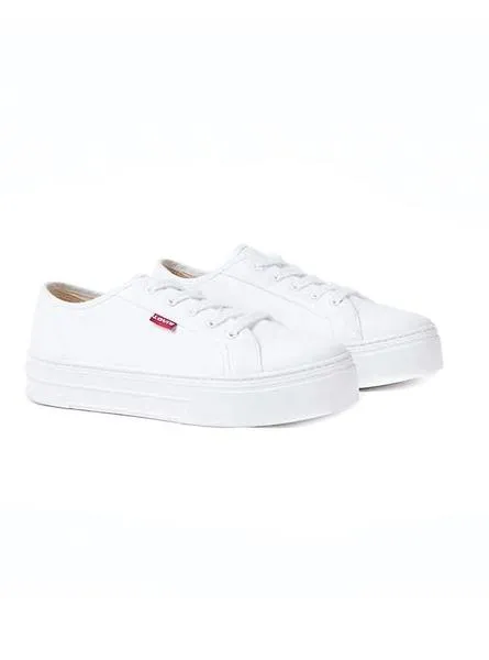 zapatilla levis tijuana blanco para mujer