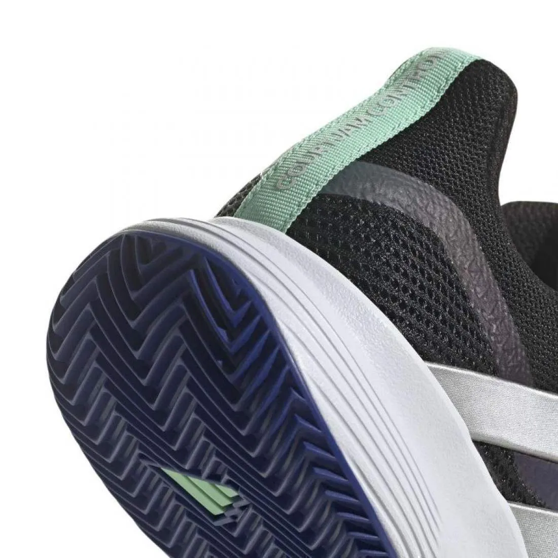 Zapatillas Adidas CourtJam Control Negro Nucleo Plata Mujer | Adidas